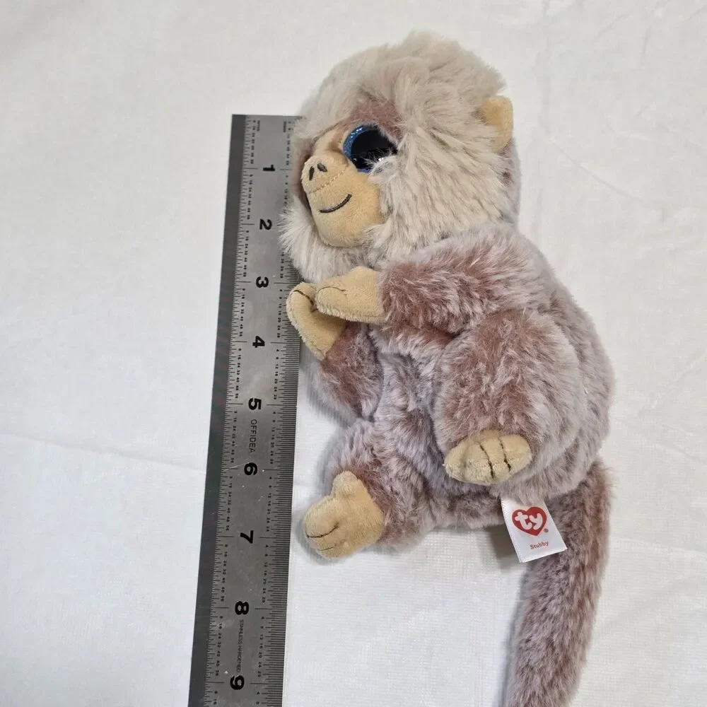 TY Beanie Bellie Monkey Stubby 2023 No Hang Tag